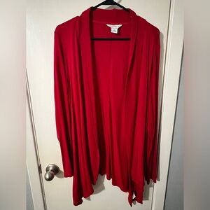 Women’s Red Cardigan
Size XL